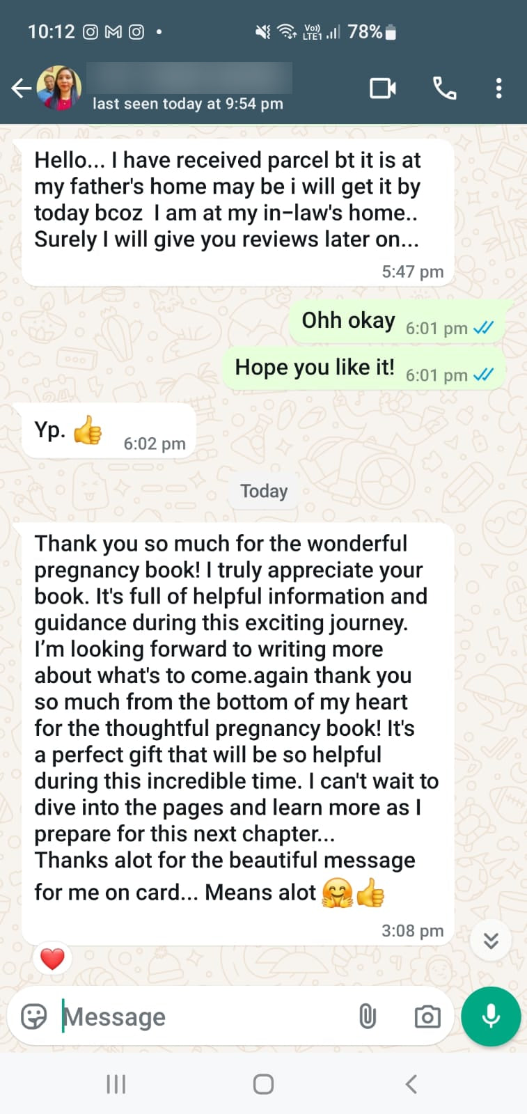 Customer review screenshots